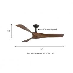 Home Decorators Collection Wesley 52 in. Indoor/Outdoor Oil Rubbed Bronze DC Motor Ceiling Fan with Remote Control 16 Home Decorators Collection Wesley 52 in. Indoor/Outdoor Oil Rubbed Bronze DC Motor Ceiling Fan with Remote Control -Fans Shop oil rubbed bronze home decorators collection ceiling fans without lights 34776 hbum a0 1000