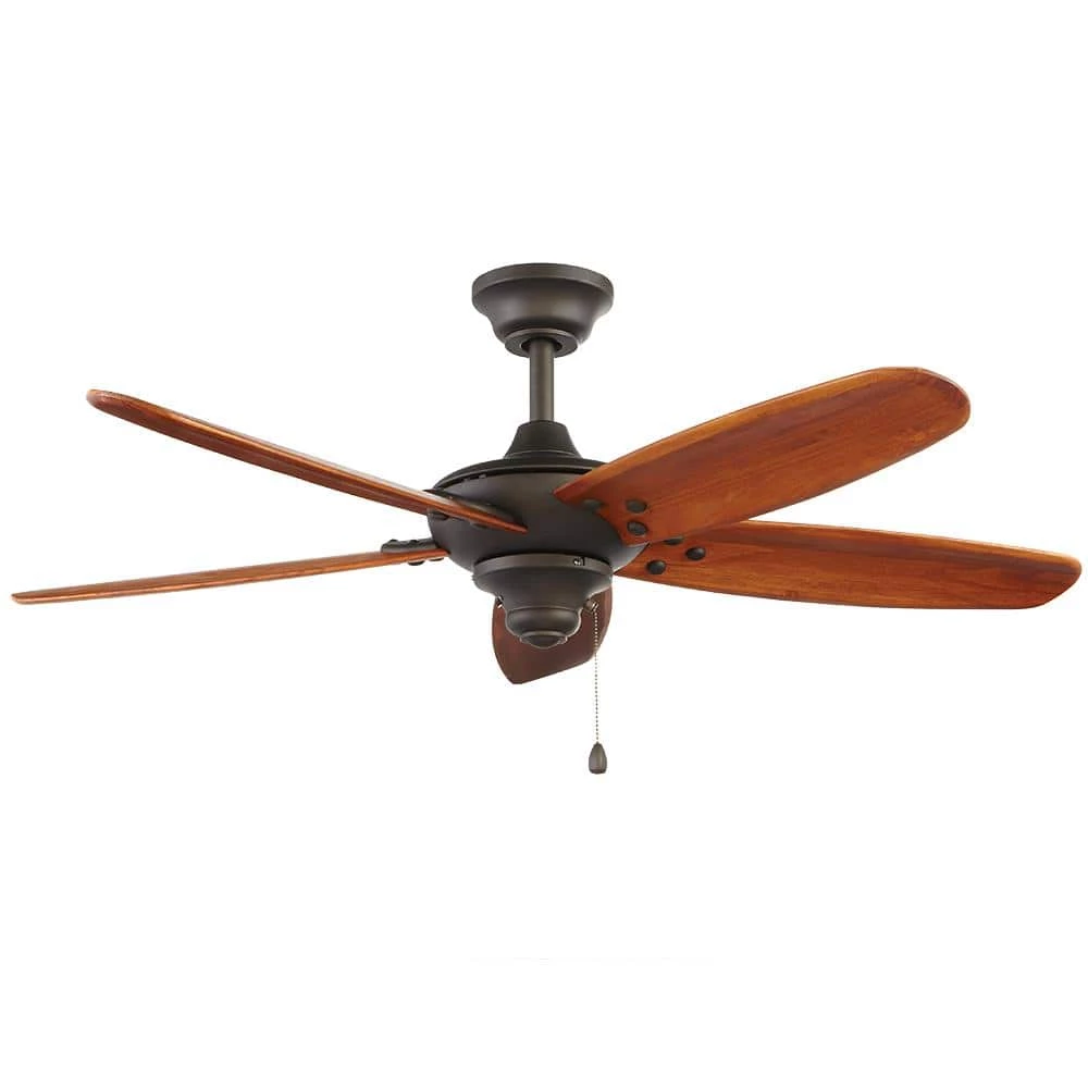 Home Decorators Collection Altura 48 in. Indoor/Outdoor Oil-Rubbed Bronze Ceiling Fan with Downrod and Reversible Motor; Light Kit Adaptable 1 Home Decorators Collection Altura 48 in. Indoor/Outdoor Oil-Rubbed Bronze Ceiling Fan with Downrod and Reversible Motor; Light Kit Adaptable