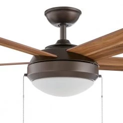 Hampton Bay Claret 52 in. Indoor Oil Rubbed Bronze Ceiling Fan with Light Kit -Fans Shop oiled rubbed bronze hampton bay ceiling fans with lights sw20006 orb 77 1000