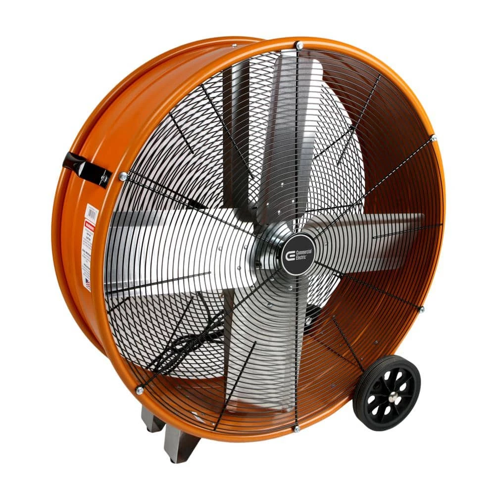 Commercial Electric 30 in. Heavy Duty 2-Speed Direct Drive Drum Fan 3 Commercial Electric 30 in. Heavy Duty 2-Speed Direct Drive Drum Fan - Image 3