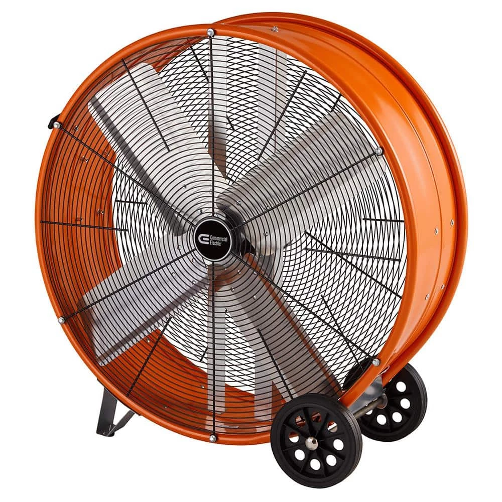 Commercial Electric 30 in. Heavy Duty 2-Speed Direct Drive Drum Fan 2 Commercial Electric 30 in. Heavy Duty 2-Speed Direct Drive Drum Fan - Image 2