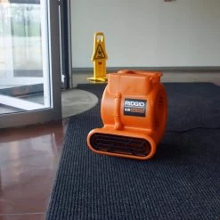 RIDGID 1625 CFM 3-Speed Blower Fan Air Mover with 3 Operating Positions for Water Damage Restoration 18 RIDGID 1625 CFM 3-Speed Blower Fan Air Mover with 3 Operating Positions for Water Damage Restoration -Fans Shop orange ridgid blower fans am2286 fa 1000