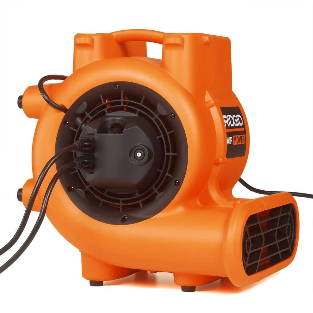 RIDGID 1625 CFM 3-Speed Blower Fan Air Mover with Daisy Chain, 3 Operating Positions for Water Damage Restoration 6 RIDGID 1625 CFM 3-Speed Blower Fan Air Mover with Daisy Chain, 3 Operating Positions for Water Damage Restoration - Image 6
