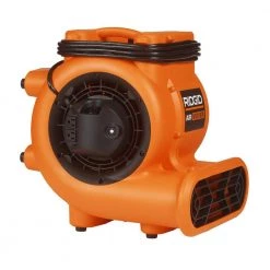 RIDGID 1625 CFM 3-Speed Blower Fan Air Mover with Daisy Chain, 3 Operating Positions for Water Damage Restoration
