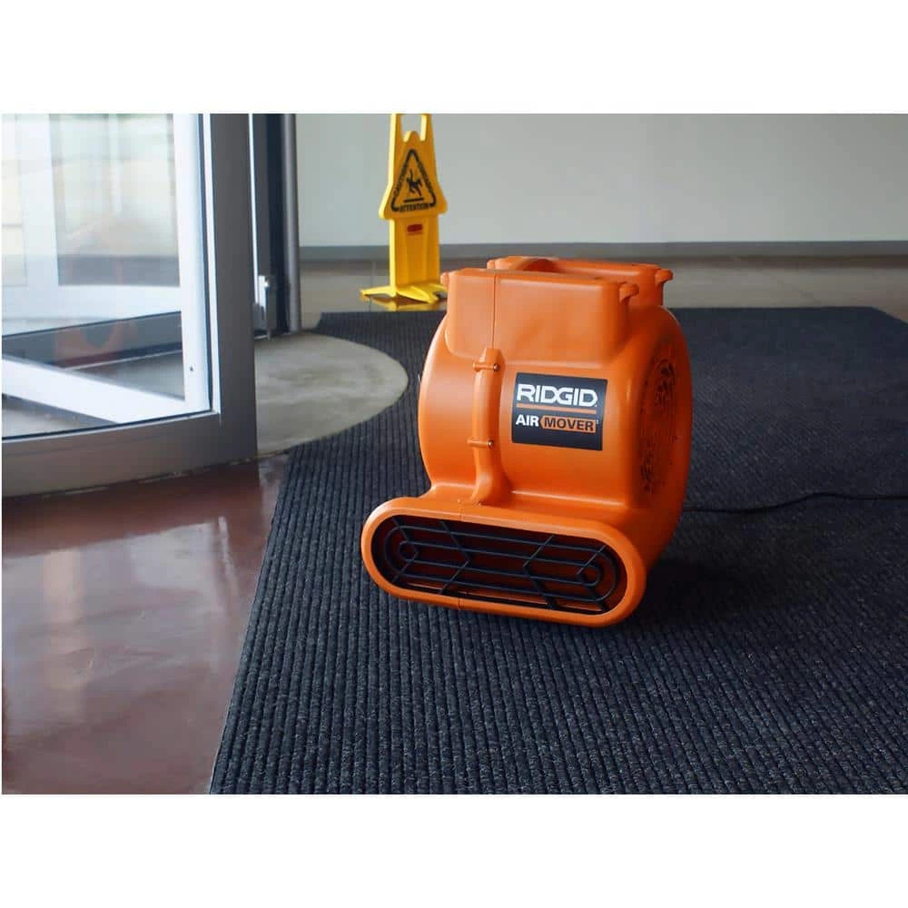 RIDGID 1625 CFM 3-Speed Blower Fan Air Mover with Daisy Chain, 3 Operating Positions for Water Damage Restoration 11 RIDGID 1625 CFM 3-Speed Blower Fan Air Mover with Daisy Chain, 3 Operating Positions for Water Damage Restoration - Image 11