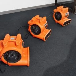 RIDGID 1625 CFM 3-Speed Blower Fan Air Mover with Daisy Chain, 3 Operating Positions for Water Damage Restoration 20 RIDGID 1625 CFM 3-Speed Blower Fan Air Mover with Daisy Chain, 3 Operating Positions for Water Damage Restoration -Fans Shop orange ridgid blower fans am2287 fa 1000