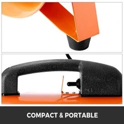 VEVOR Utility Blower Fan 12 in. Portable High Velocity Ventilation Fan 0.7 HP 2295 CFM for Exhausting at Home Job Work Shop -Fans Shop orange vevor blower fans 12ycgygfj00000001v1 44 1000