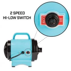 B-Air Cesar Millan Collection 2 HP Fido Max 1 Pet Grooming Dog Dryer in Hot Pink -Fans Shop pink b air blower fans ba fm 1 pk 1f 1000