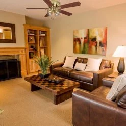 Hampton Bay Carriage House 52 in. Indoor LED Polished Brass Ceiling Fan with Light Kit, Reversible Motor and Reversible Blades -Fans Shop polished brass hampton bay ceiling fans with lights 46008 40 1000