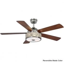 Home Decorators Collection Montclaire 52 in. LED Polished Nickel Ceiling Fan with Light Kit and Remote Control -Fans Shop polished nickel home decorators collection ceiling fans with lights 51859 40 1000