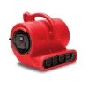 B-Air 1/3 HP Air Mover for Water Damage Restoration Carpet Dryer Janitorial Floor Blower Fan in Red