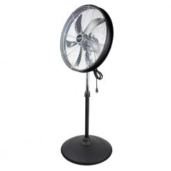 BLUE BLOWER PROFESSIONAL Adjustable-Height 20 in. Oscillating Pedestal Fan -Fans Shop silver black blue blower professional pedestal fans hvosf 20s 4f 1000
