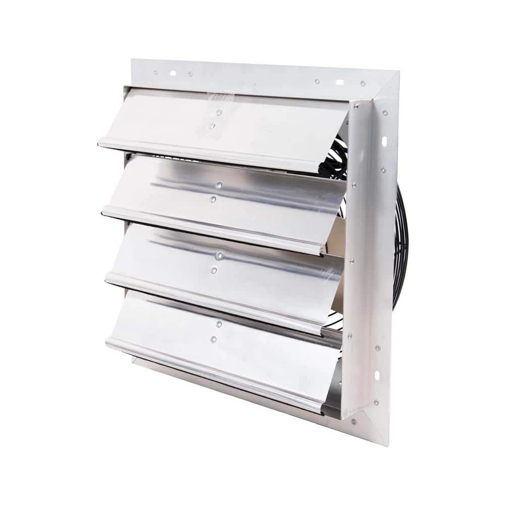 Hessaire 1400 CFM Shutter Exhaust Fan Wall Mounted 1 Hessaire 1400 CFM Shutter Exhaust Fan Wall Mounted