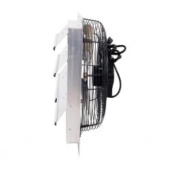 Hessaire 3130 CFM Shutter Exhaust Fan Wall Mounted -Fans Shop silver hessaire whole house fans 18sf h c3 1000
