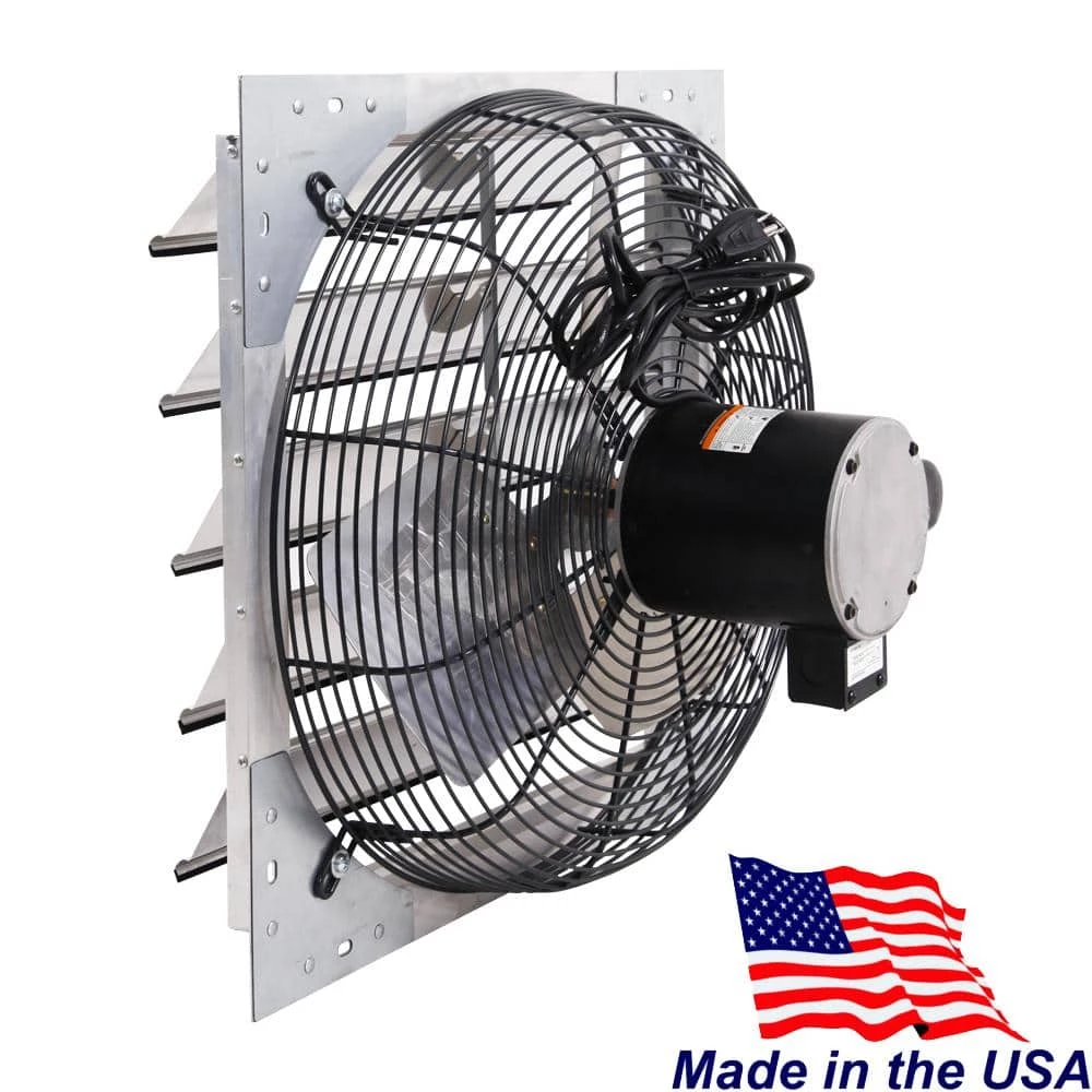 Hessaire 2860 CFM Shutter Exhaust Fan Wall Mounted 2 Hessaire 2860 CFM Shutter Exhaust Fan Wall Mounted - Image 2