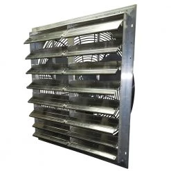 Hessaire 36 in. 8860 CFM Shutter Exhaust Fan Wall Mounted
