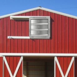 Edendirect 20 in. 3368 CFM Silver Exhaust Electric Powered Gable Mount Shutter Fan/Vent, Aluminum High Speed 1190 RPM -Fans Shop sliver edendirect wall mounted fans dhs0ra220421007 76 1000