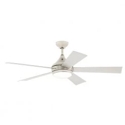 Home Decorators Collection Hanlon 52 in. Integrated LED Indoor/Outdoor Stainless Steel Ceiling Fan with Light Kit and Wall Control -Fans Shop stainless steel home decorators collection ceiling fans with lights yg533 sst bn c3 1000