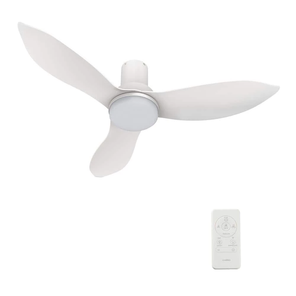 CARRO Daisy 36 in. Dimmable LED Indoor/Outdoor White Smart Ceiling Fan with Light and Remote, Works with Alexa/Google Home 7 CARRO Daisy 36 in. Dimmable LED Indoor/Outdoor White Smart Ceiling Fan with Light and Remote, Works with Alexa/Google Home - Image 7