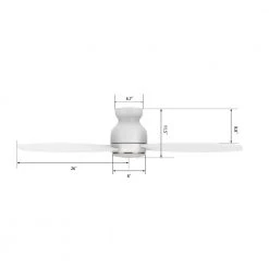 CARRO Trendsetter 52 in. Dimmable LED Indoor/Outdoor White Smart Ceiling Fan with Light and Remote, Works w/Alexa/Google Home 12 CARRO Trendsetter 52 in. Dimmable LED Indoor/Outdoor White Smart Ceiling Fan with Light and Remote, Works w/Alexa/Google Home -Fans Shop white carro ceiling fans with lights hs523q l12 w1 1 40 1000