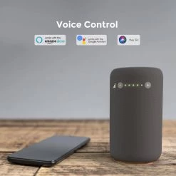 CARRO Essex 52 in. Integrated LED Indoor/Outdoor White Smart Ceiling Fan with Light and Remote, Works w/Alexa/Google Home -Fans Shop white carro ceiling fans with lights hs525j l12 w1 1g fm 1d 1000