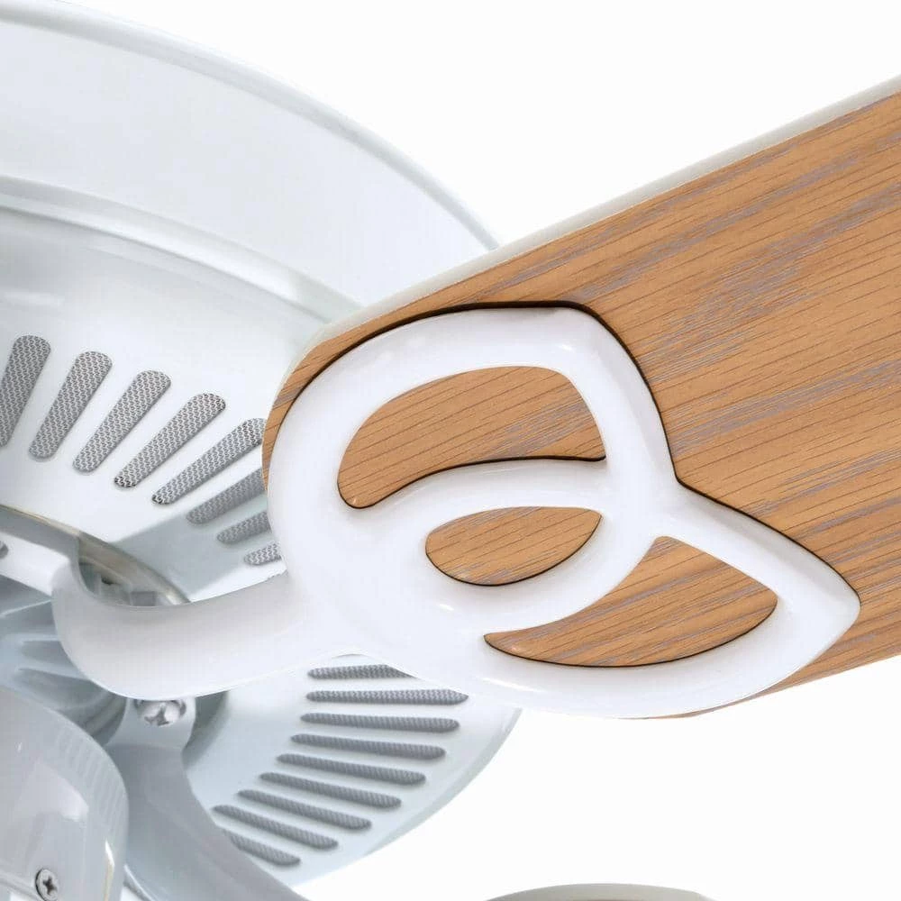 Unbranded Brookhurst 52 in. LED Indoor White Ceiling Fan with Light Kit 9 Unbranded Brookhurst 52 in. LED Indoor White Ceiling Fan with Light Kit - Image 9