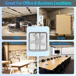 Comfort Zone 20 in. White High Performance Box Fan with Carry Handle 17 Comfort Zone 20 in. White High Performance Box Fan with Carry Handle -Fans Shop white comfort zone box fans cz200a 1f 1000