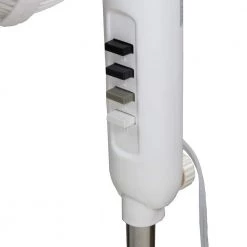 Comfort Zone 16 in. Oscillating Pedestal Fan in White -Fans Shop white comfort zone pedestal fans czst161bte 66 1000