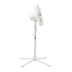 Comfort Zone 16 in. Oscillating Pedestal Fan in White -Fans Shop white comfort zone pedestal fans czst161bte fa 1000
