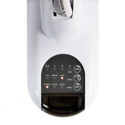 Comfort Zone 16 in. Quiet 3-Speed Wall Mount Fan with Remote Control, Timer and Adjustable Tilt in White -Fans Shop white comfort zone wall mounted fans cz16wr 44 1000