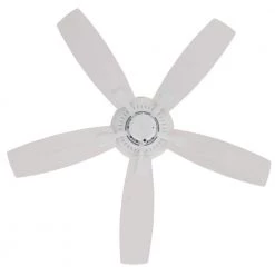 Hampton Bay Gazebo II 42 in. Indoor/Outdoor White Ceiling Fan -Fans Shop white hampton bay ceiling fans without lights yg187 wh 77 1000