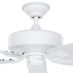 Hampton Bay Barrow Island 52 in. Indoor/Outdoor White Ceiling fan 16 Hampton Bay Barrow Island 52 in. Indoor/Outdoor White Ceiling fan -Fans Shop white hampton bay ceiling fans without lights yg529 wh 1d 1000