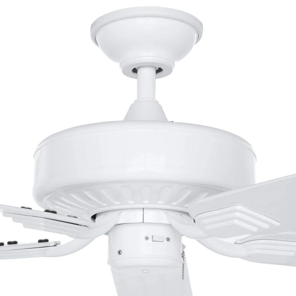 Hampton Bay Barrow Island 52 in. Indoor/Outdoor White Ceiling fan 5 Hampton Bay Barrow Island 52 in. Indoor/Outdoor White Ceiling fan - Image 5