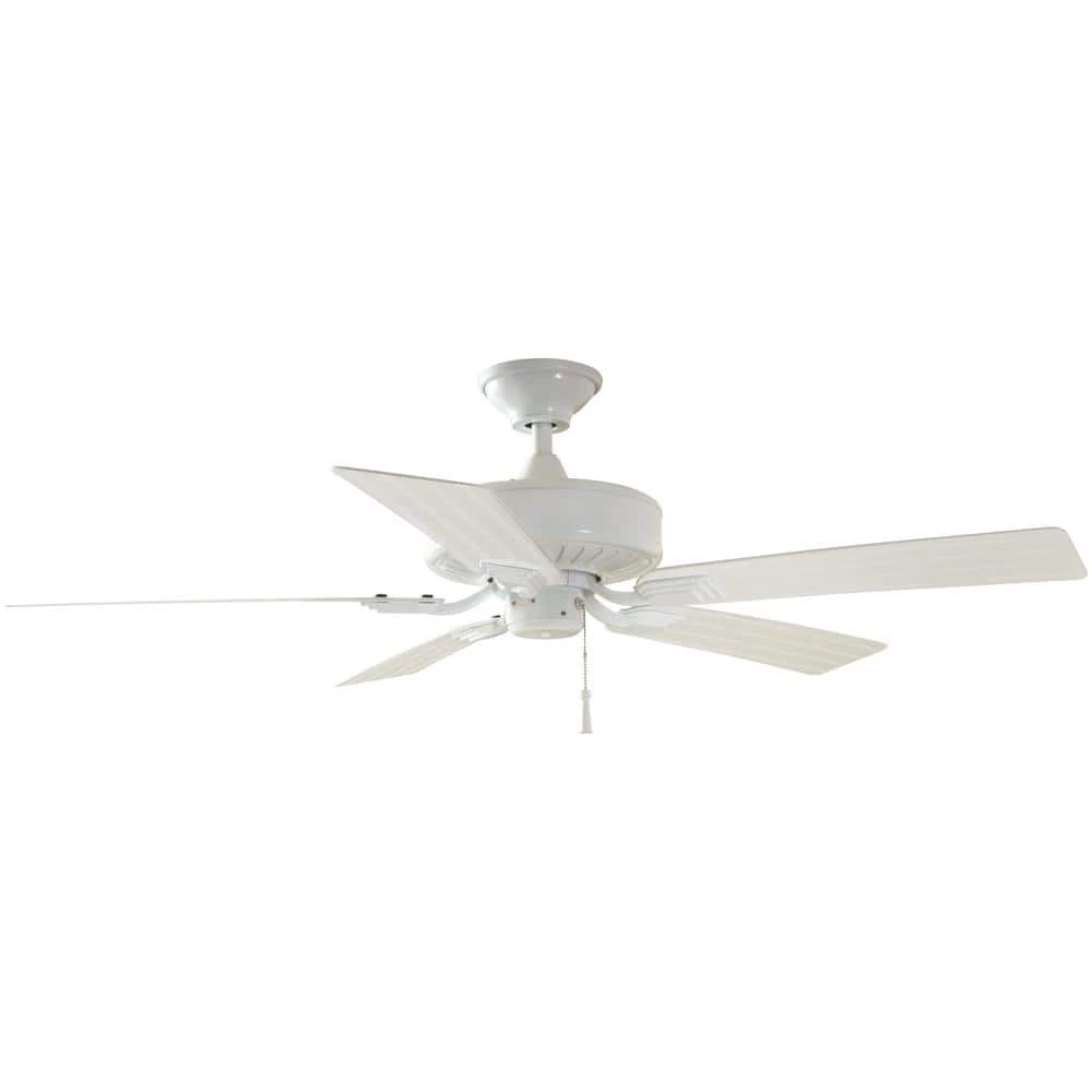 Hampton Bay Barrow Island 52 in. Indoor/Outdoor White Ceiling fan 3 Hampton Bay Barrow Island 52 in. Indoor/Outdoor White Ceiling fan - Image 3