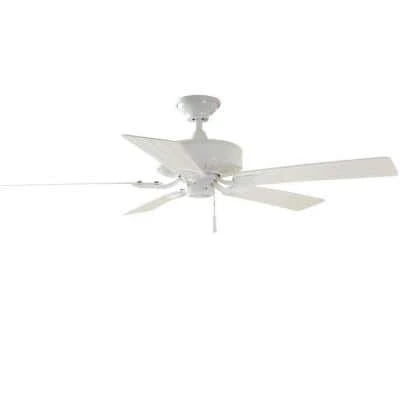 Hampton Bay Barrow Island 52 in. Indoor/Outdoor White Ceiling fan 1 Hampton Bay Barrow Island 52 in. Indoor/Outdoor White Ceiling fan