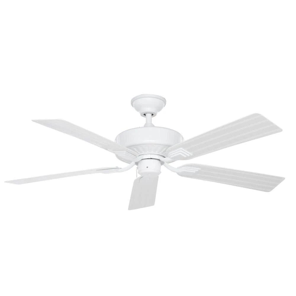 Hampton Bay Barrow Island 52 in. Indoor/Outdoor White Ceiling fan 8 Hampton Bay Barrow Island 52 in. Indoor/Outdoor White Ceiling fan - Image 8