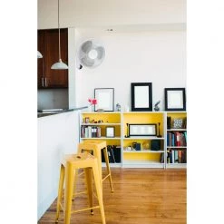 Hampton Bay 16 in. Indoor Wall Mount Fan with Remote 10 Hampton Bay 16 in. Indoor Wall Mount Fan with Remote -Fans Shop white hampton bay wall mounted fans cz16pwrhd2 4f 1000