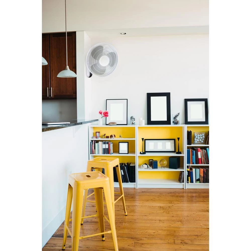 Hampton Bay 16 in. Indoor Wall Mount Fan with Remote 4 Hampton Bay 16 in. Indoor Wall Mount Fan with Remote - Image 4