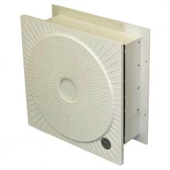 Hessaire 2160 CFM Shutter Exhaust Fan Wall Mounted -Fans Shop white hessaire whole house fans es14 4f 1000