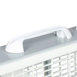 Lasko Save-Smart Energy Efficient 20 in. 3 Speed White Box Fan with Built-In Carry Handle -Fans Shop white lasko box fans 3733 a0 1000