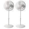 Lasko 47 in. 3-Speed Oscillating Adjustable Stand Pedestal Floor Fan (2-Pack)