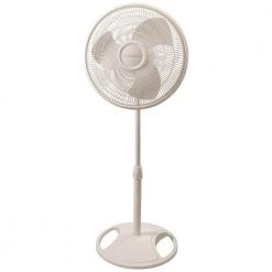 Lasko Adjustable-Height 16 in. 3 Speed White Oscillating Pedestal Fan
