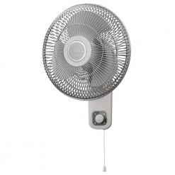 Lasko 12 in. 3-Speed Oscillating Wall-Mount Fan -Fans Shop white lasko wall mounted fans m12900 77 1000