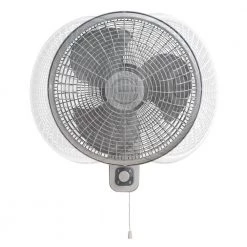 Lasko 16 in. 3-Speed Oscillating White Wall-Mount Fan -Fans Shop white lasko wall mounted fans m16900 c3 1000