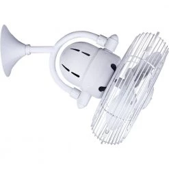 Matthews Fan Company Kaye 13 in. Gloss White Ceiling Fan
