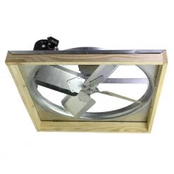 Maxx Air 13 in x 35.25 in 5950 CFM White Galvanized Steel Automatic Shutter Whole House Fan -Fans Shop white maxx air whole house fans cx30bd 2spd 76 1000