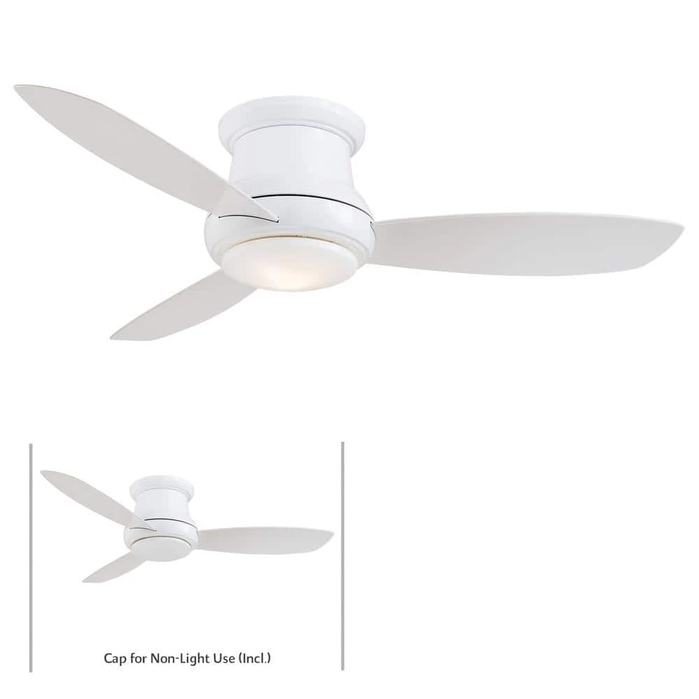 MINKA-AIRE Concept II 44 in. Integrated LED Indoor White Ceiling Fan with Light with Remote Control 1 MINKA-AIRE Concept II 44 in. Integrated LED Indoor White Ceiling Fan with Light with Remote Control