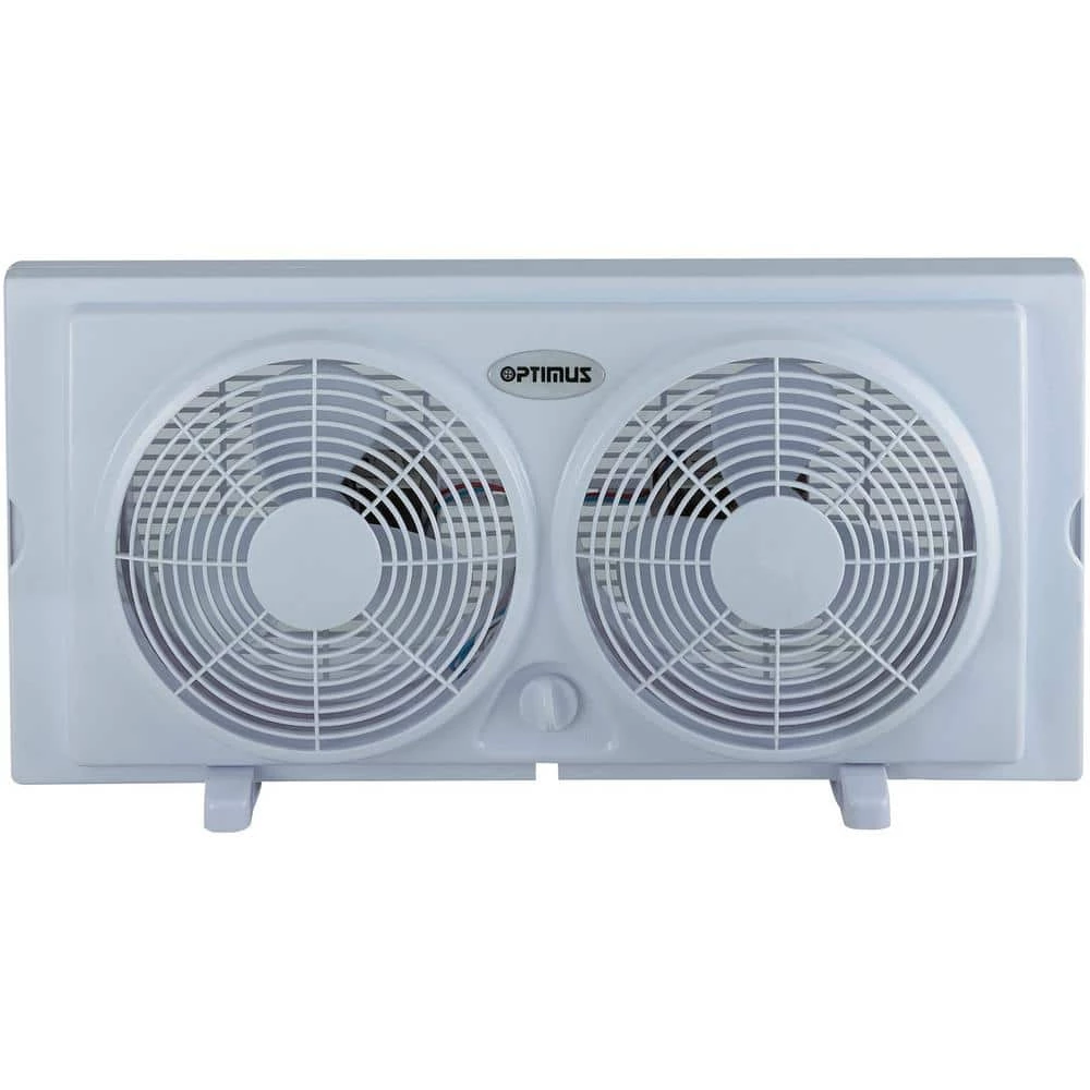 Optimus 7 in. Twin Window Fan in White 1 Optimus 7 in. Twin Window Fan in White