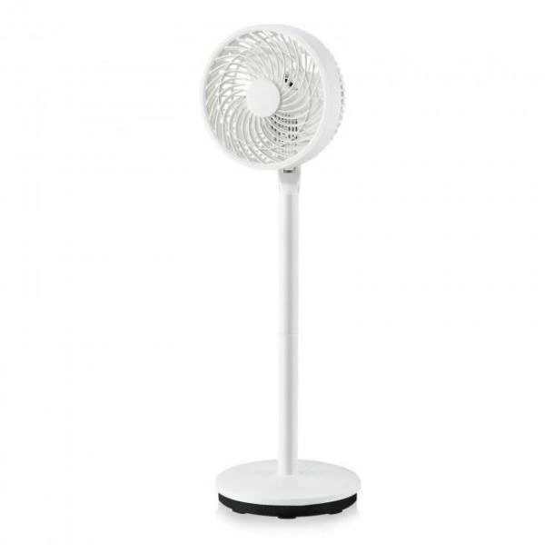 Aoibox Adjustable-Height 9 in. 3 Speed White Portable Oscillating Pedestal Fan 3 Aoibox Adjustable-Height 9 in. 3 Speed White Portable Oscillating Pedestal Fan - Image 3