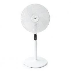 SPT 51 in. Oscillating Pedestal Fan with Remote and Timer in White -Fans Shop white spt pedestal fans sf 16d48wb 1f 1000